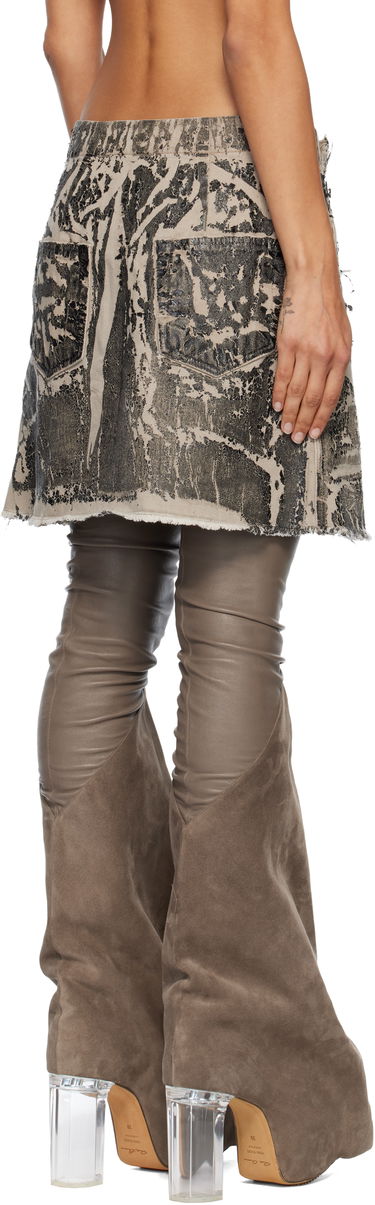 Пола Rick Owens Concordians Sisynap Studded Distressed Miniskirt Многоцветен | DS02E7329 DWF, 2