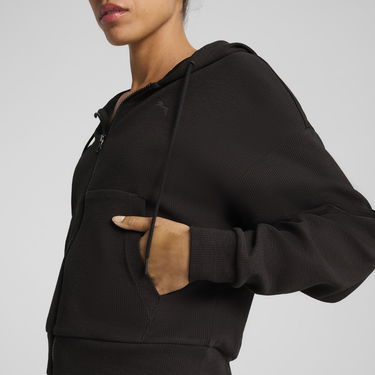 Суитчър Puma HER Comfort Cropped Zip-Up Hoodie Черно | 685056_01, 1