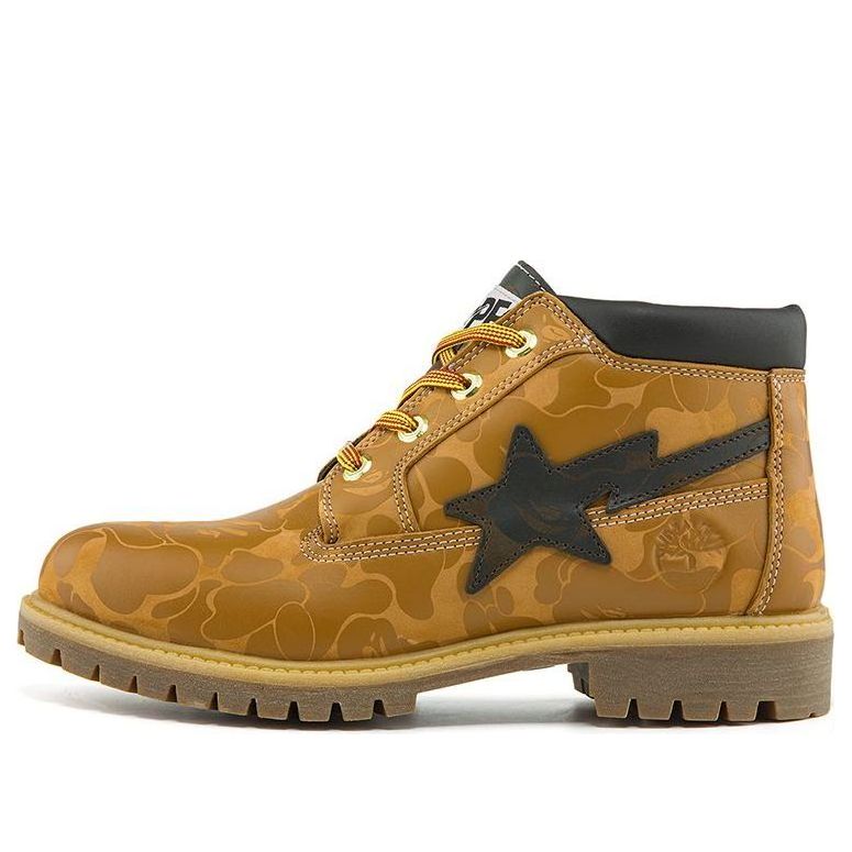 Кецове и обувки Timberland BAPE Nelson Premium Waterproof Chukka Boots Кафяво | A2QBXW