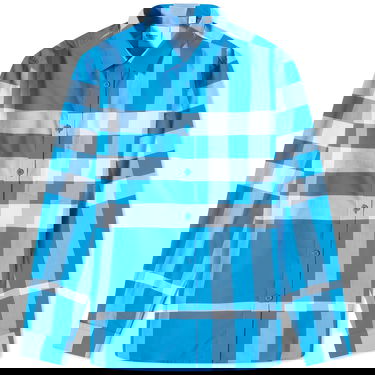 Риза Burberry Somerton Large Check Shirt Синьо | 8065973B5375, 0