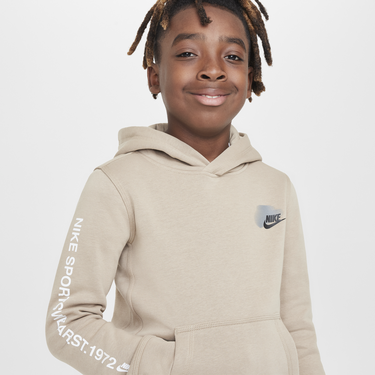 Суитчър Nike Sportswear Standard Issue Fleece Hoodie Бежово | HM4339-247, 2
