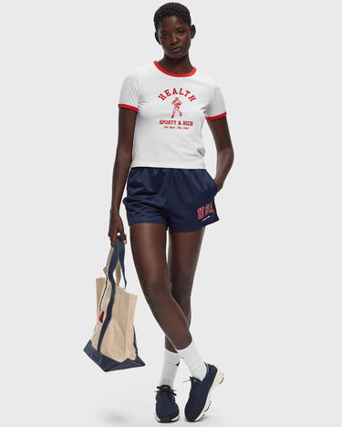 Тениска Sporty & Rich NY Running Club Ringer Tee Бяло | TO073503124WH01, 1