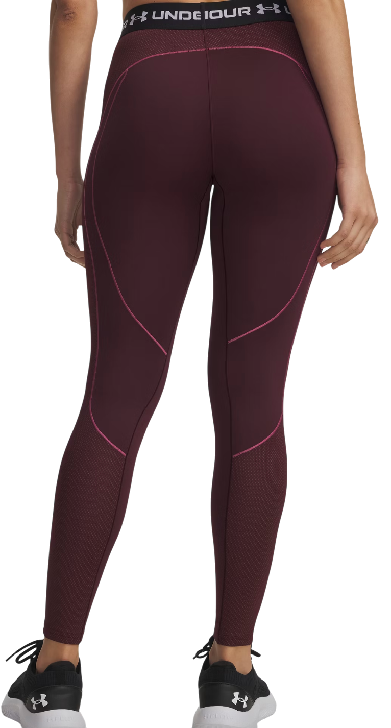Клинове Under Armour ColdGear Textured Leggings Бургунди | 6003997-600, 1