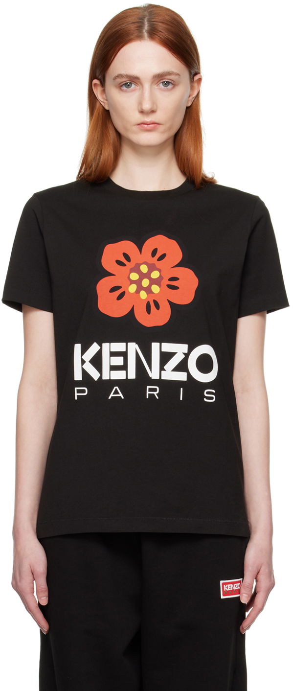 Тениска KENZO Paris Boke Flower Черно | FD52TS0394SO, 0