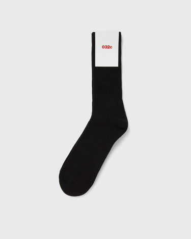 Чорапи 032C REMOVE BEFORE SEX CREW SOCKS Черно | F24-UUK-3911-100, 0