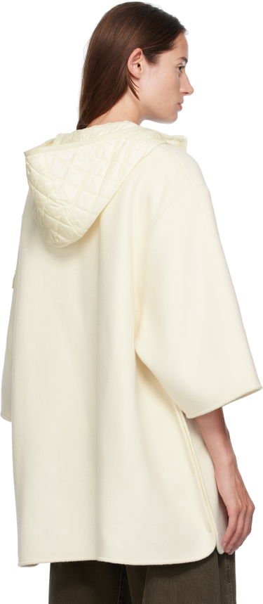 Яке Moncler Moncler Wool Cape Jacket Бяло | K20933G00002M7148, 2