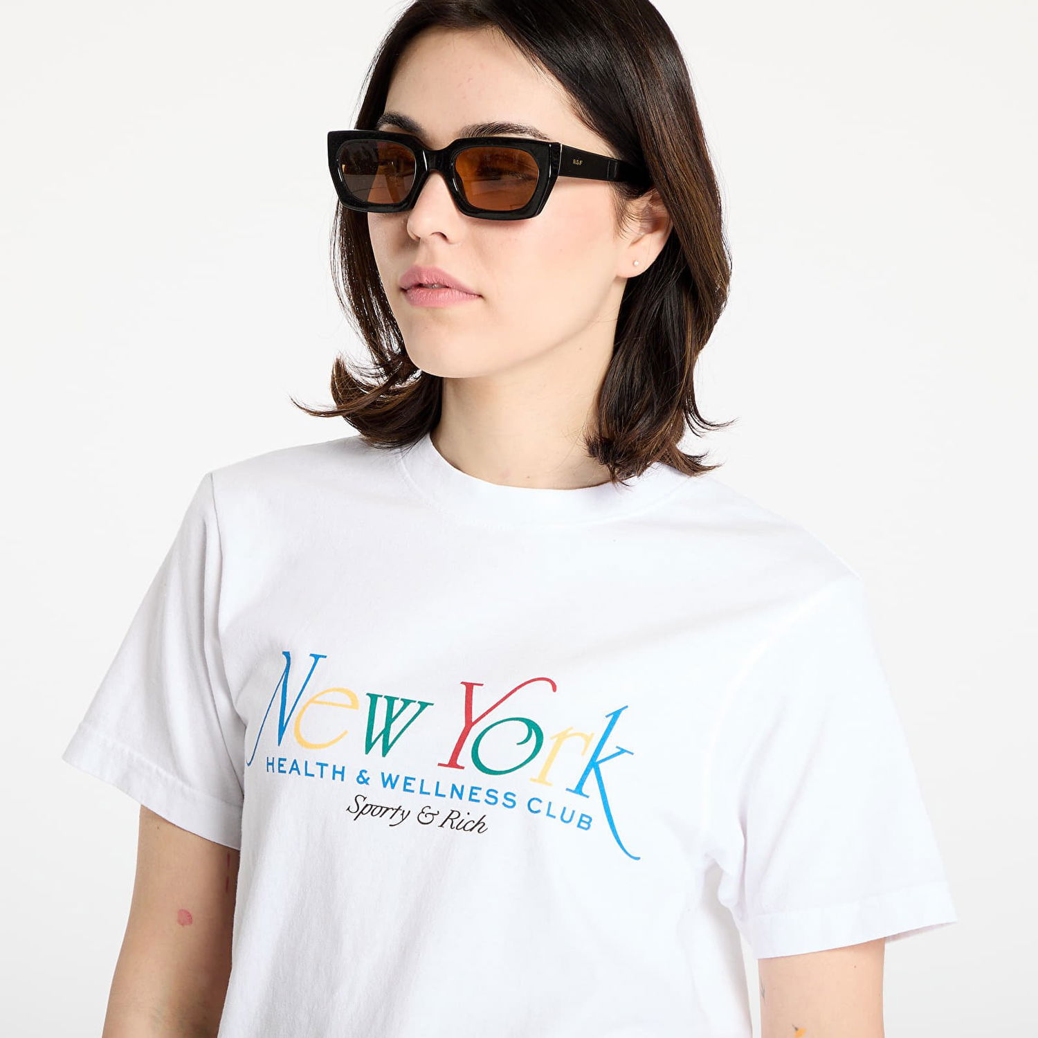 Тениска Sporty & Rich Sporty & Rich NY 94 T-Shirt Бяло | TO043622034WH57, 1