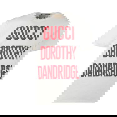 Тениска Gucci Dorothy Dandridge T-Shirt Бяло | 548334 XJEOB 9104, 1