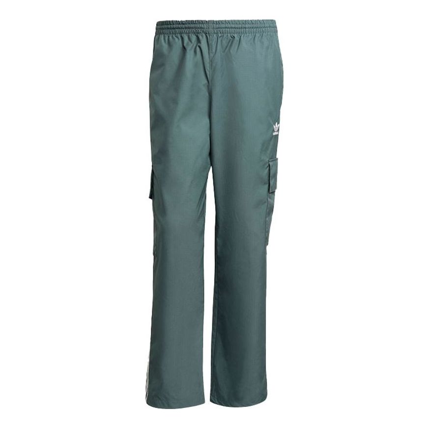 Карго панталони adidas Originals Originals 3-Stripes Cargo Woven Pants Зелено | GN3450, 0