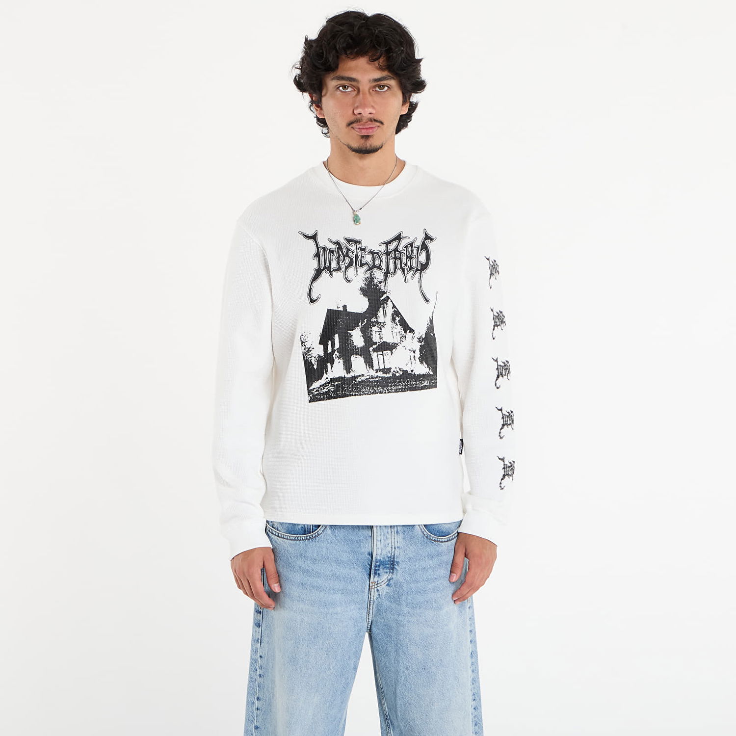Тениска Wasted Paris Wasted Paris Ignited Thermal Long Sleeve T-Shirt Бяло | WP_000296, 0