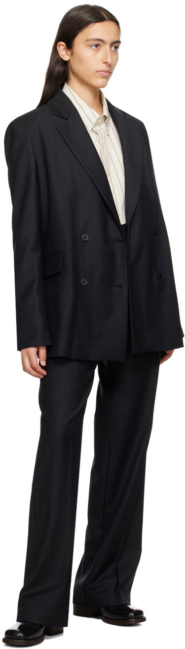 Яке Loulou de Saison Loulou de Saison Donau Double-Breasted Blazer Черно | NEW DONAU, 3