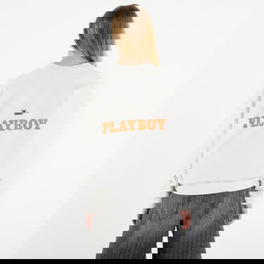 Суитчър Footshop Playboy x FTSHP Crewneck UNISEX Off White Бяло | FTSHP_520, 5