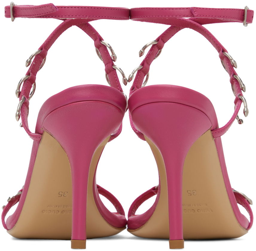 Грижа за обувките Miaou GIABORGHINI Reno Heeled Sandals Розово | RESA-LNAP, 1
