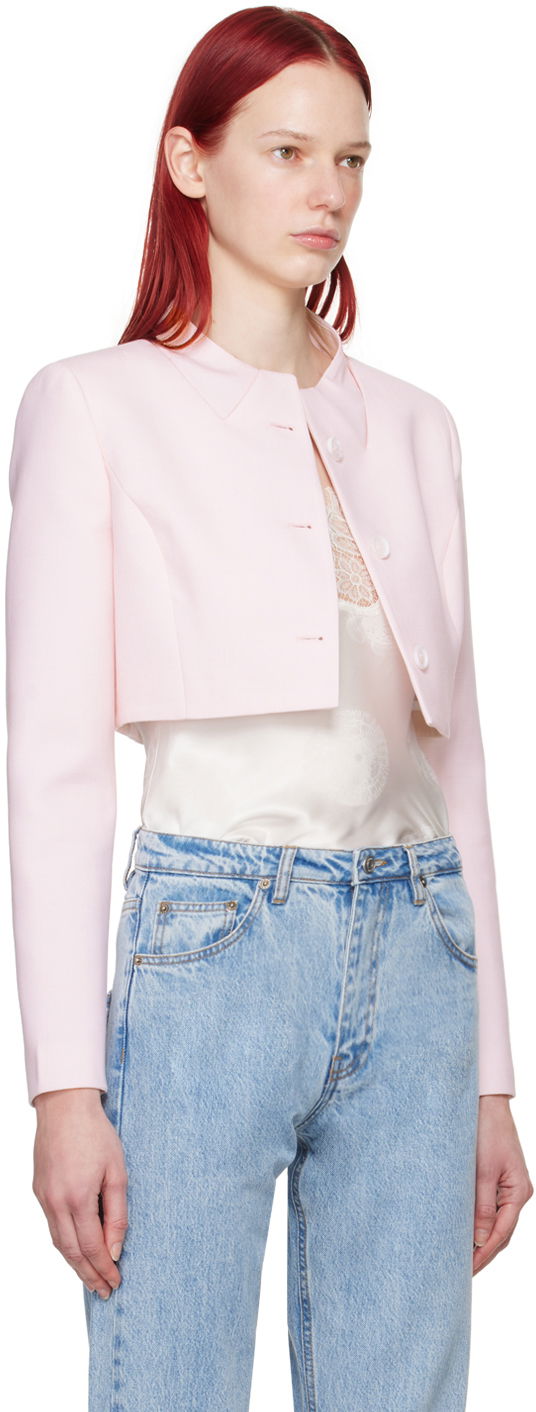 Яке Coperni Coperni Cropped Jacket Розово | COPV33BIS834, 1