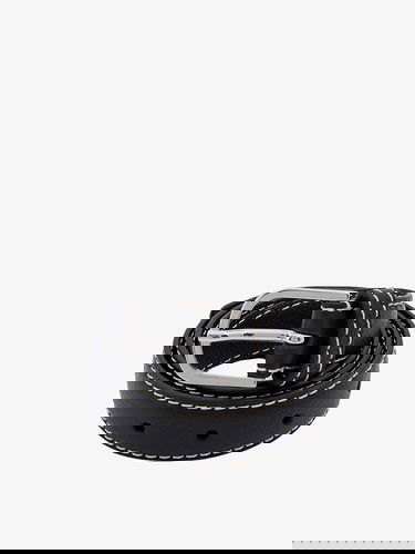 Колани TOTEME Leather Belt With Contrast Stitching by Черно | 233812613200, 2
