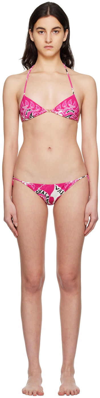 Бански Valentino Self-Tie Bikini Розово | 2B3UIA057AY, 0