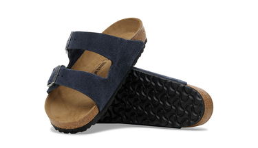 Кецове и обувки Birkenstock Arizona Suede Leather Narrow Fit Тъмно синьо | 1030895, 4