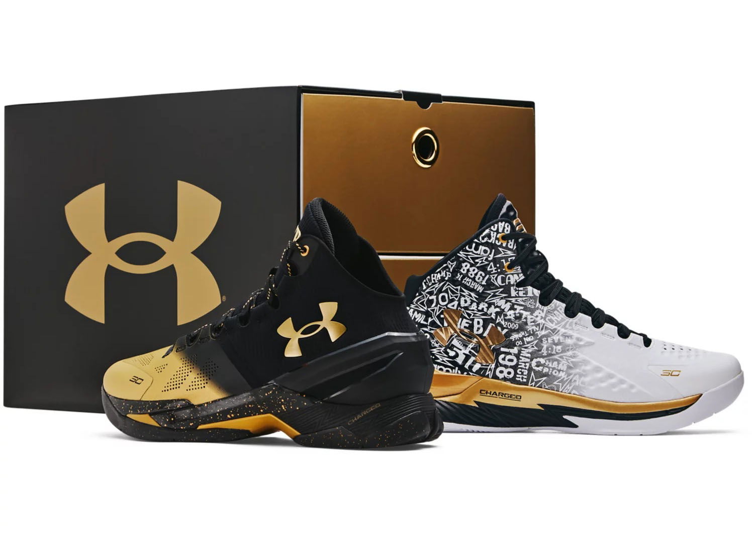 Кецове и обувки Under Armour Curry 1 & 2 Back 2 Back MVP Unanimous Pack (2023) (2 Pairs) Многоцветен | 3028431-001, 0