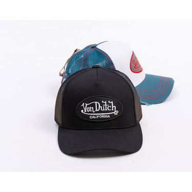 Шапка с козирка Von Dutch Von Dutch Trucker Cali Brushed Patch Hat Черно | VD/0/CAS1/LOFB/B, 3