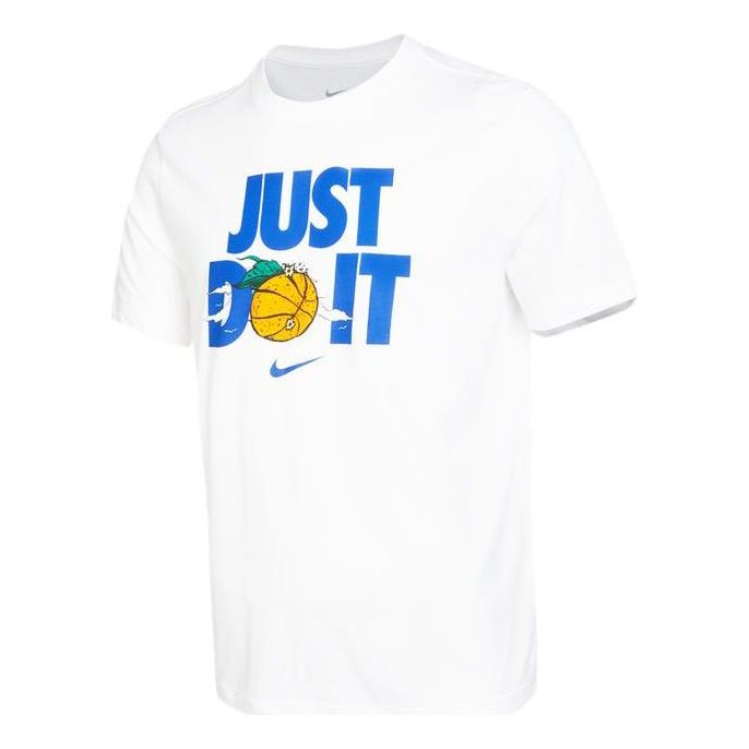 Тениска Nike Just Do It Basketball Graphic T-Shirt Бяло | DV1213-100, 0