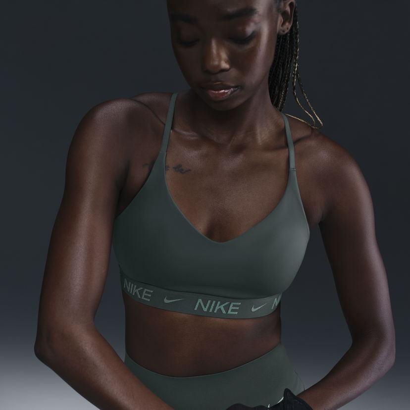 Сутиен Nike Adjustable Sports Bra With Padding Зелено | FD1062-338