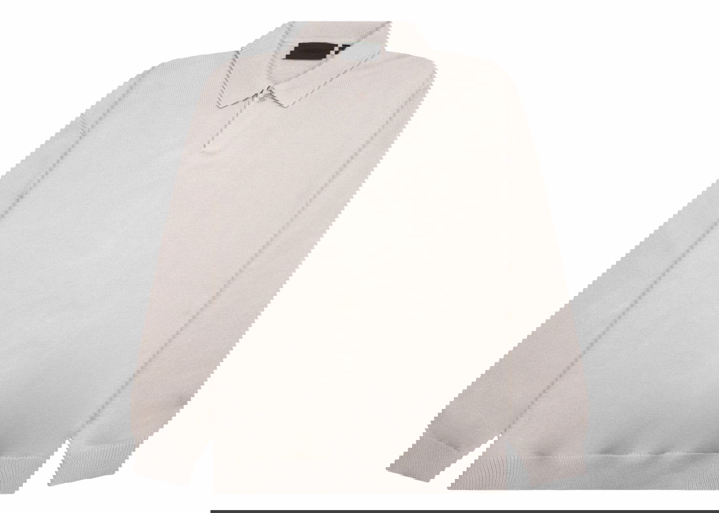 Поло тениска Fear of God Knit Polo Silver Cloud Сиво | 192BT232182F, 0