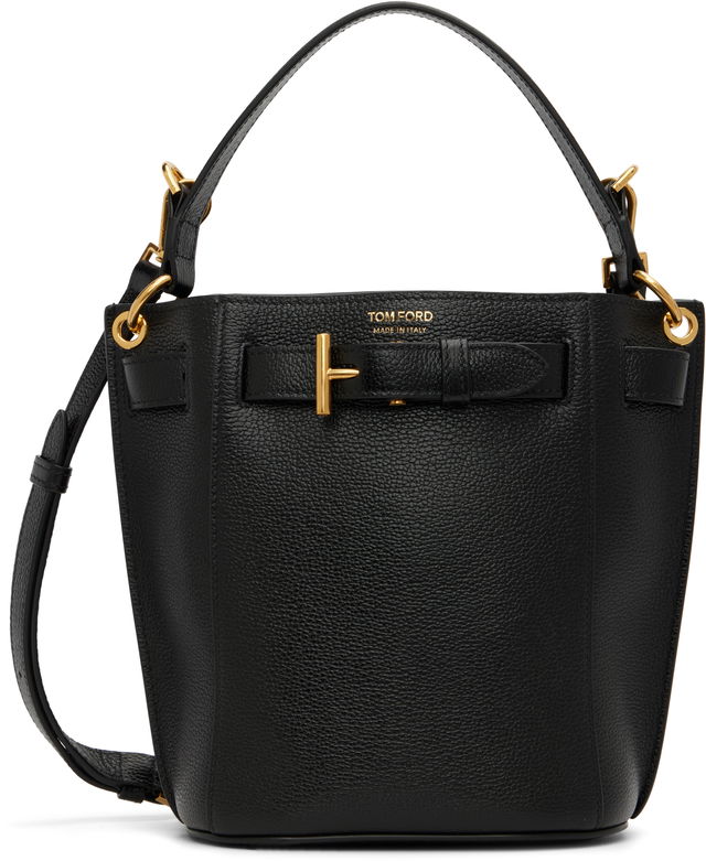 Tom Ford Mini Audrey Grained Leather Bucket Bag