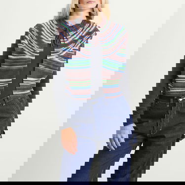 Жилетка BEAMS Beams Boy Multi Stripe Knit Vest Кафяво | 1305-0149-126-28, 2