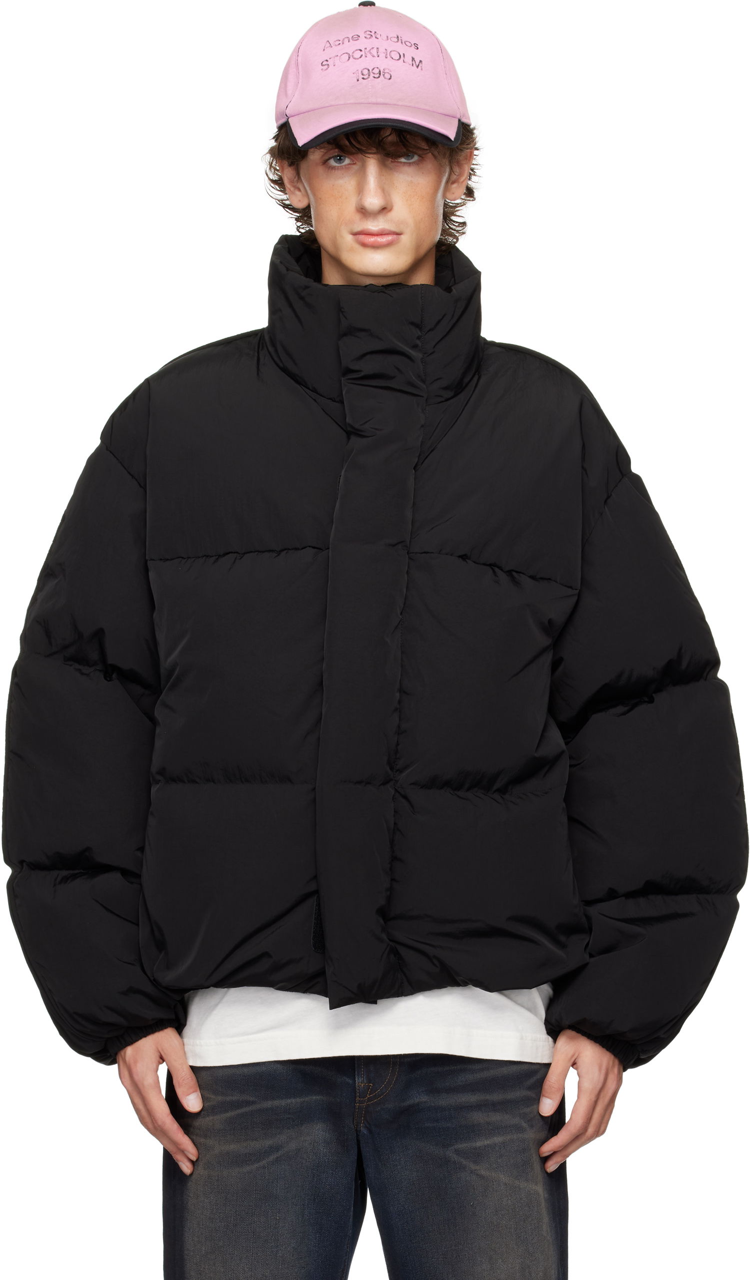Пухо яке Acne Studios Puffer Down Jacket Черно | B90790-, 0