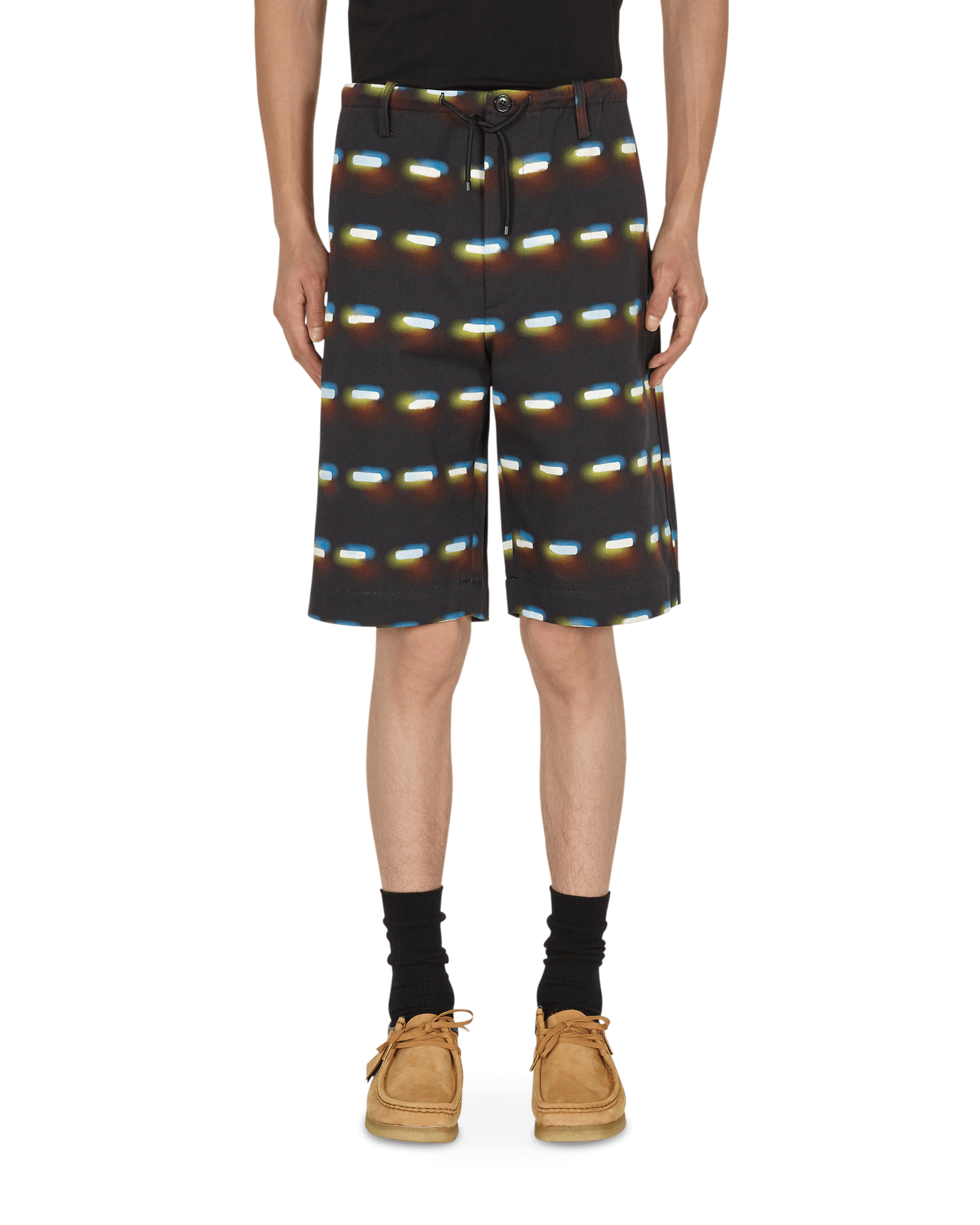 Къси панталони Dries Van Noten Len Lye Penny Shorts Черно | 211-20931-2024 900, 1