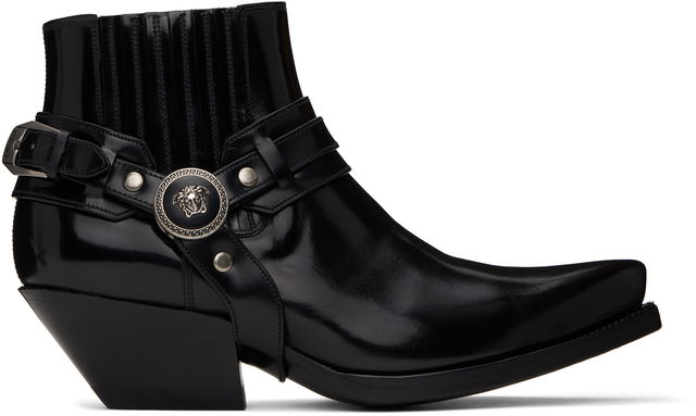 Versace Texano Ankle Boots