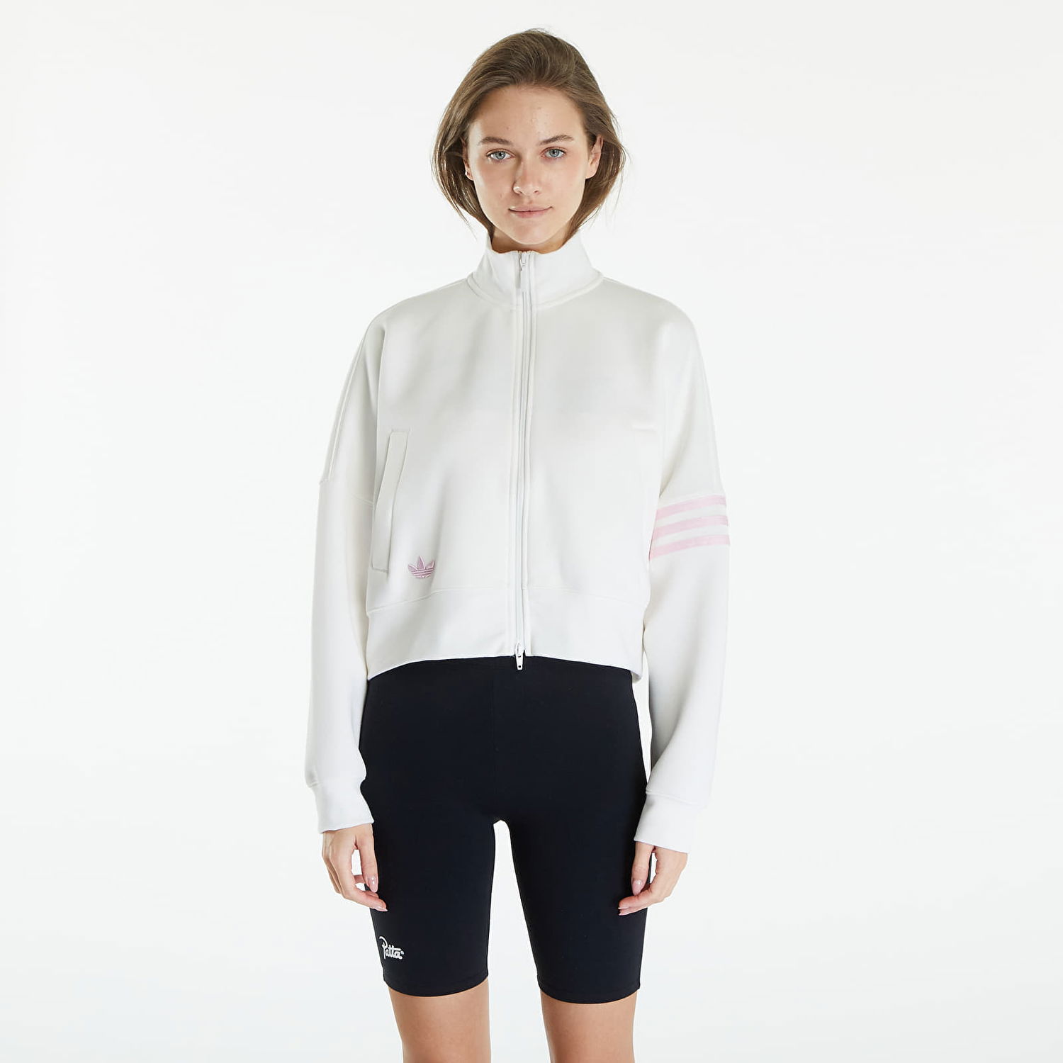 Суитчър adidas Originals Neuclassics Track Top Cloud White/ Clear Pink Бяло | IU2506, 0