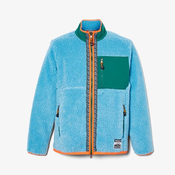 Яке Timberland Sherpa Fleece Jacket x Bee Line Тюркоазено | TB0A6DQKC081, 0