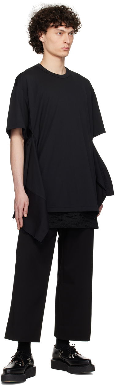 Тениска Comme des Garçons Homme Plus Polyester Piqué T-Shirt Черно | PO-T020-051, 3