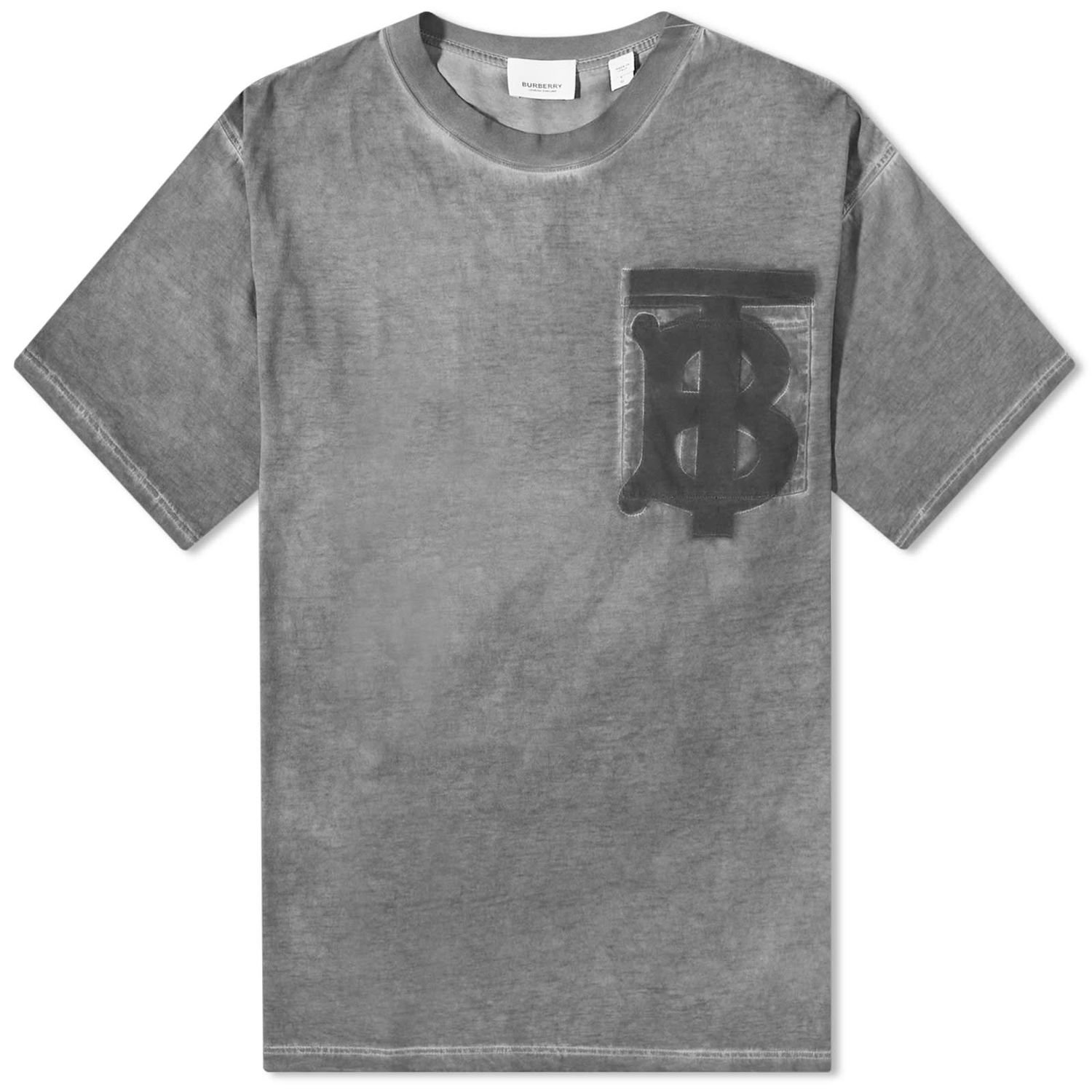 Тениска Burberry TB Logo Pocket Tee Сиво | 8067509PFD, 0