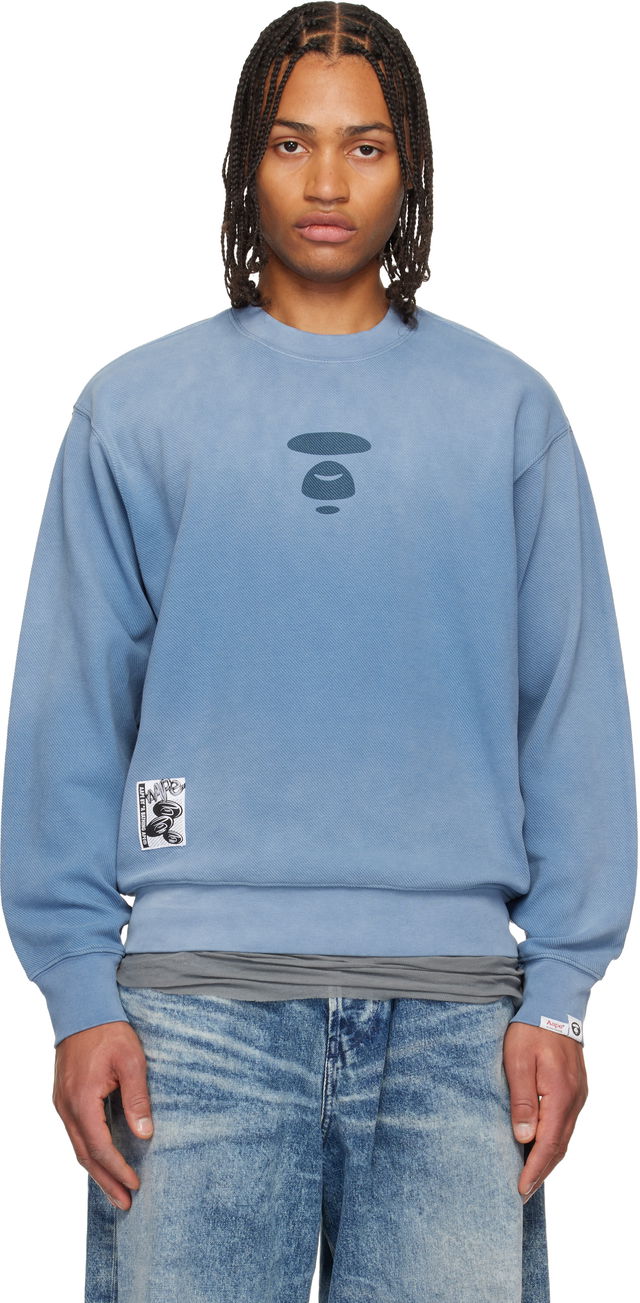 Moonface Crew Neck Sweatshirt