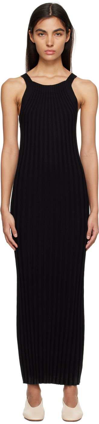 Pокля Loulou de Saison Loulou de Saison Otama Midi Dress Черно | OTAMA, 0