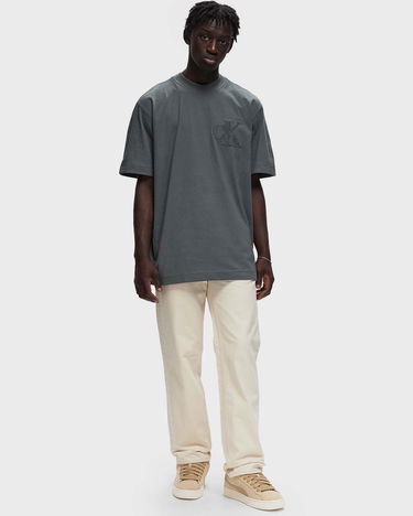 Тениска CALVIN KLEIN APPLIQUE TEE Сиво | J30J325657PSL, 1