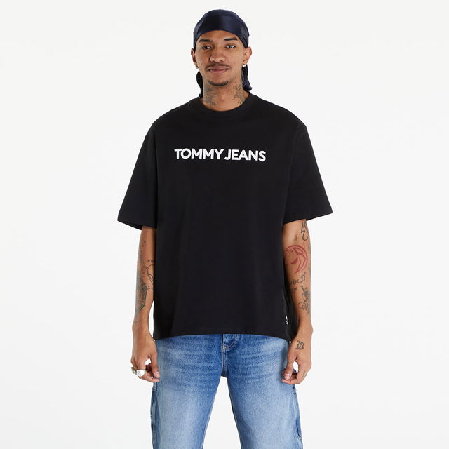 Logo Oversized Fit T-Shirt Black