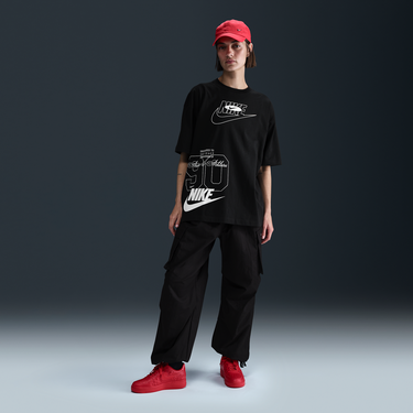 Тениска Nike Sportswear Loose Fit T-Shirt Черно | HJ2993-010, 4