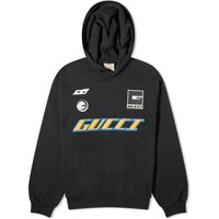 Суитчър Gucci Moto Logo Hoodie Черно | 778379-XJGEN-1082, 1