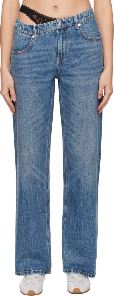 Дънки Alexander Wang Pre-Styled Denim Jeans Синьо | 4DC1254612, 0