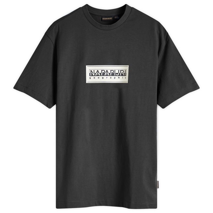 Тениска Napapijri Box Logo T-Shirt Black Черно | NP0A4I3L0411