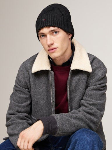 Шапка Tommy Hilfiger Beanie Черно | AM0AM12796PA7