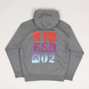Суитчър Nike SB Stencil Hoodie Smoke Сиво | FQ2194-084, 3