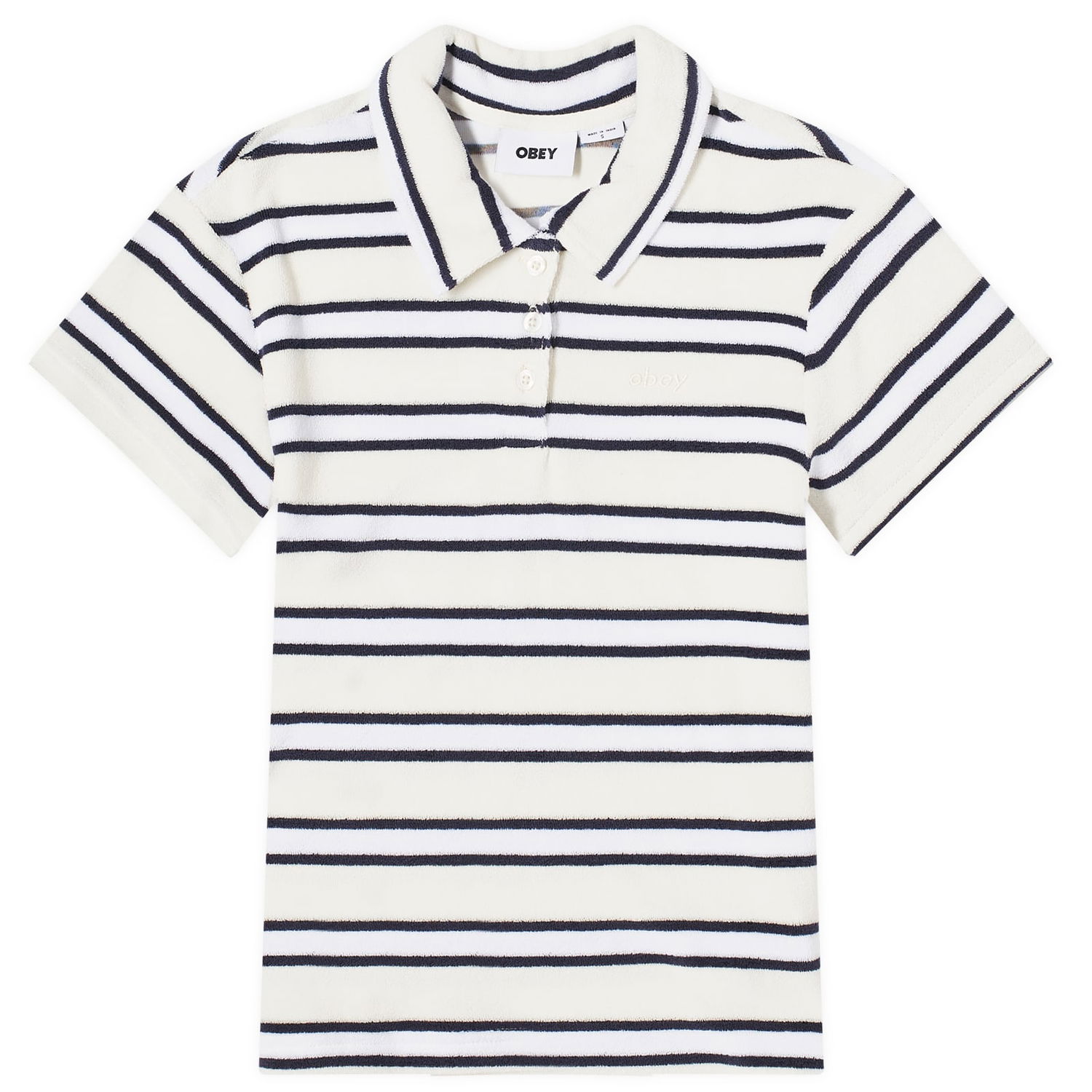 Поло тениска OBEY Sol Polo Бяло | 231090006-UBL, 0