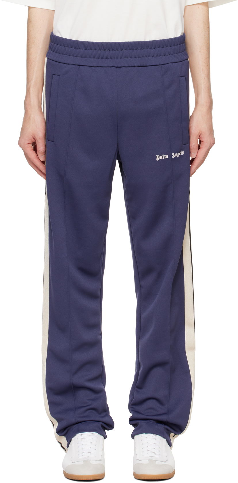 Спортни панталони Palm Angels Track Pants Синьо | PMCJ020C99FAB0014603