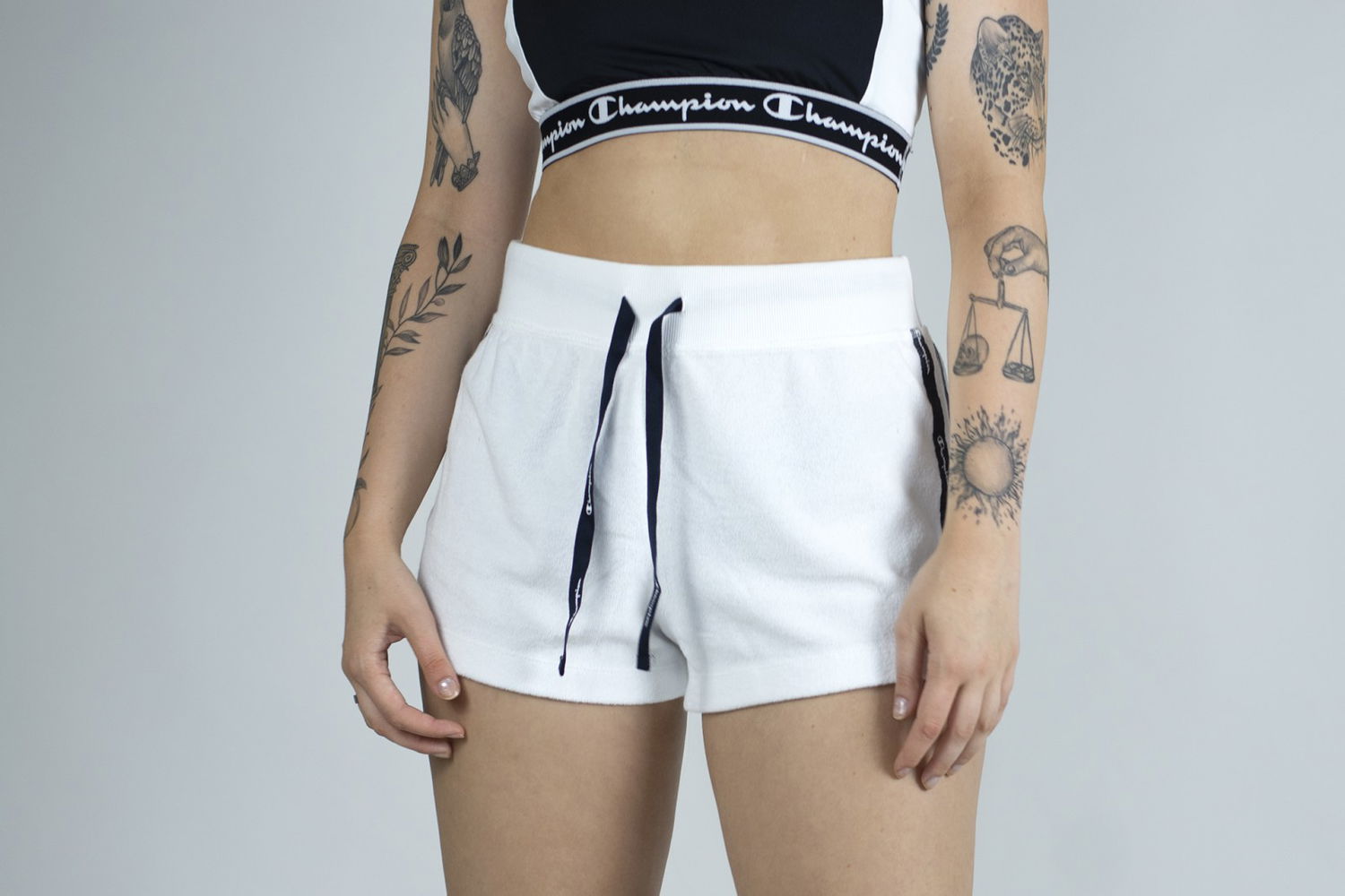 Къси панталони Champion Shorts Champ Бяло | 112663-WW001, 0