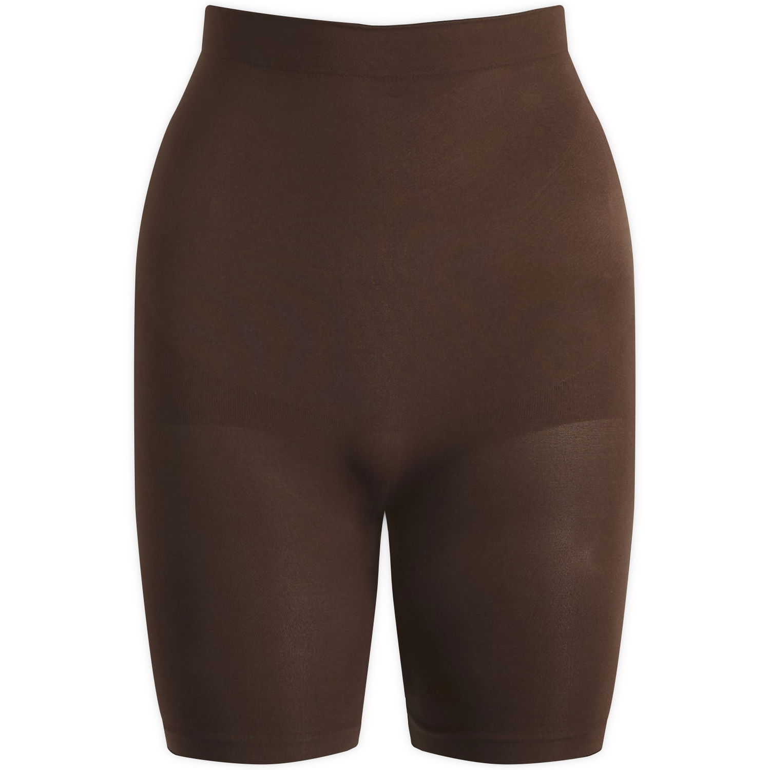 Чорапи SKIMS Seamless Sculpt High Waist Above The Knee Short Кафяво | BO-SHO-3363-COCOA, 0