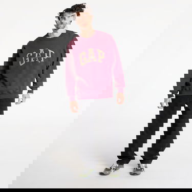 Суитчър GAP Oversized Heavyweight Sweatshirt Бургунди | 821259-02, 3